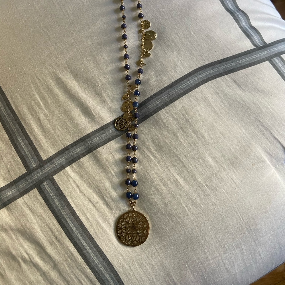 Long layering necklace